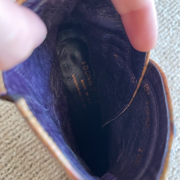 Donald J Plibrt snake skin ankle boot pump - Picture 6 of 6